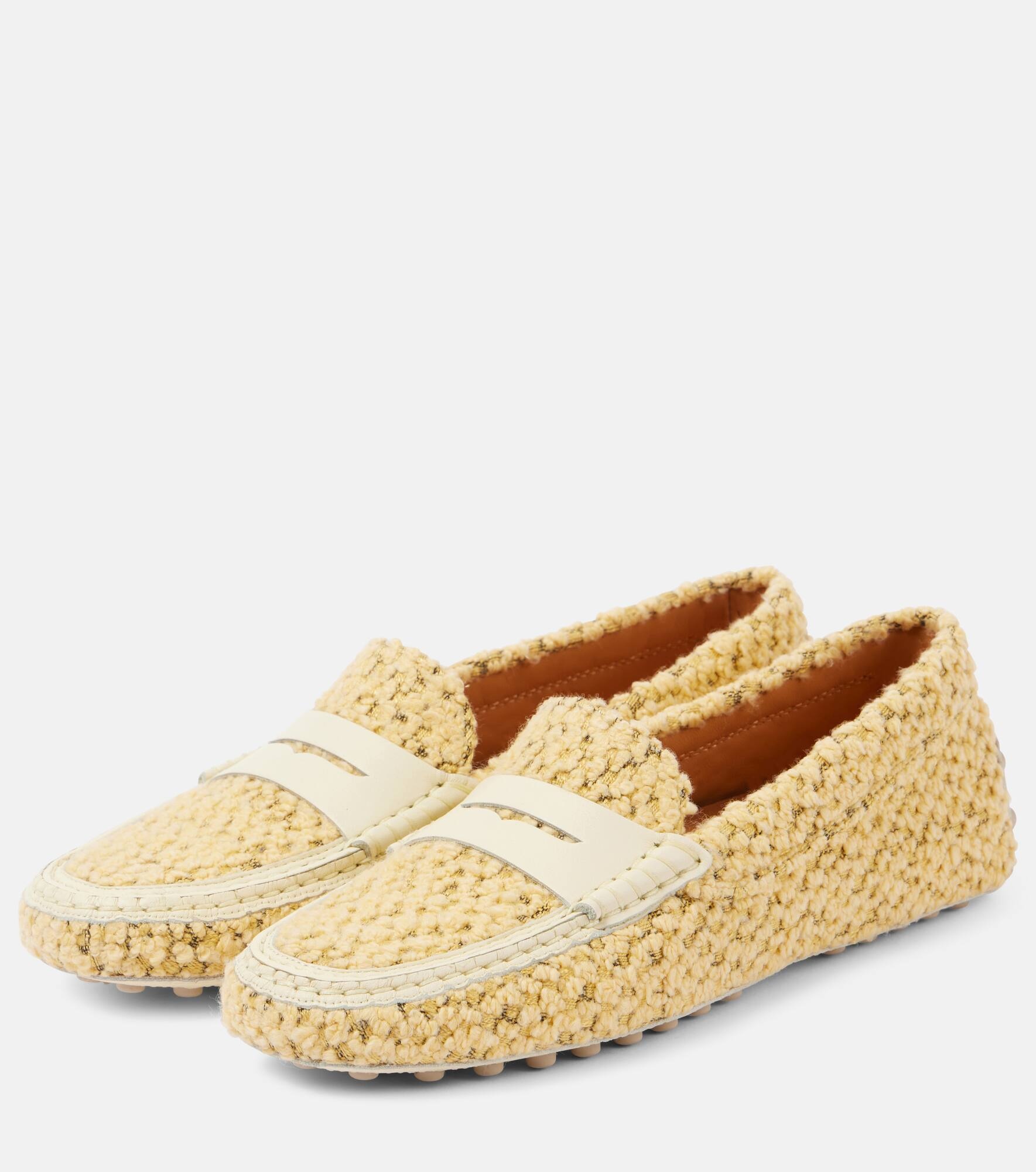 Gommino bouclé driving shoes - 4