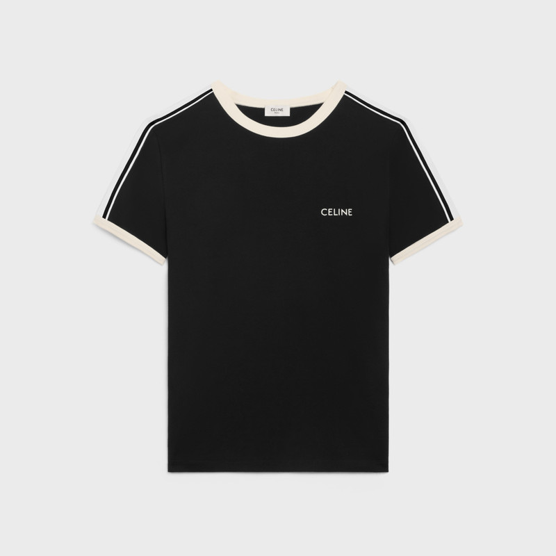 celine regular t-shirt in cotton jersey 1