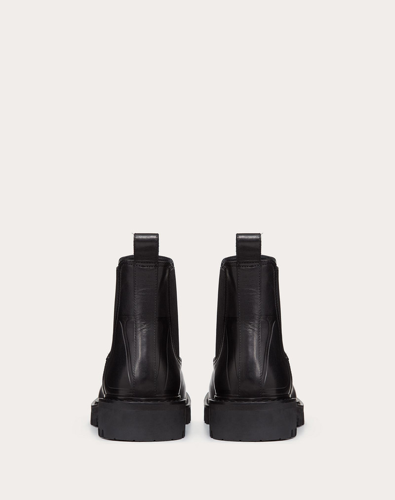 VLogo Signature Calfskin Beatle Boot 3