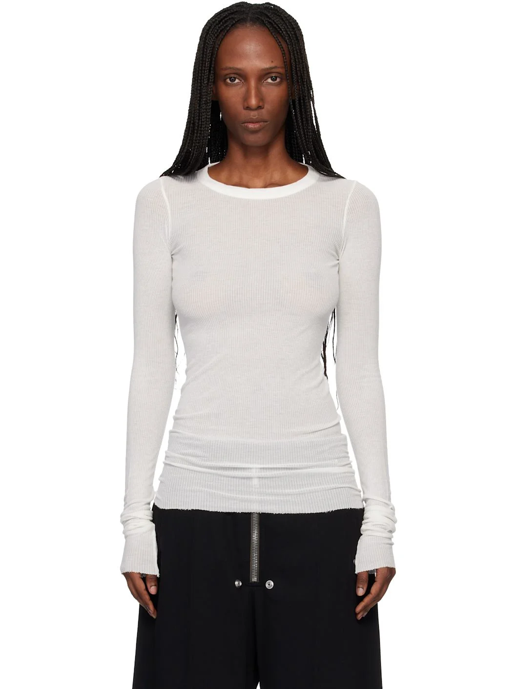 Off-White Temple Rib LS T-shirt - 1