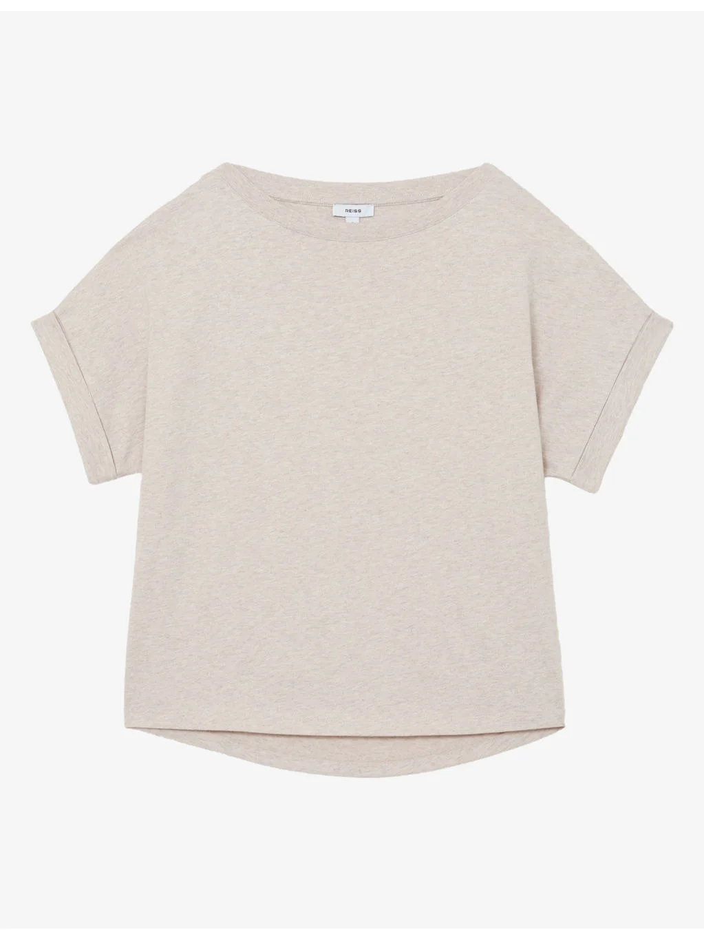 Sia Wide-Neck Short-Sleeve Cotton T-Shirt - 1