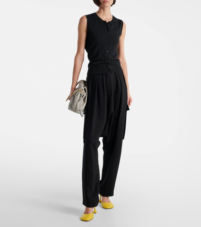 Loewe Draped mid-rise cargo pants outlook