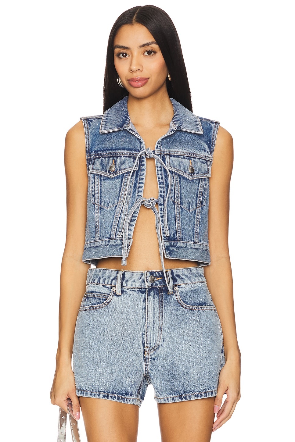 Tied Front Vest Top - 1