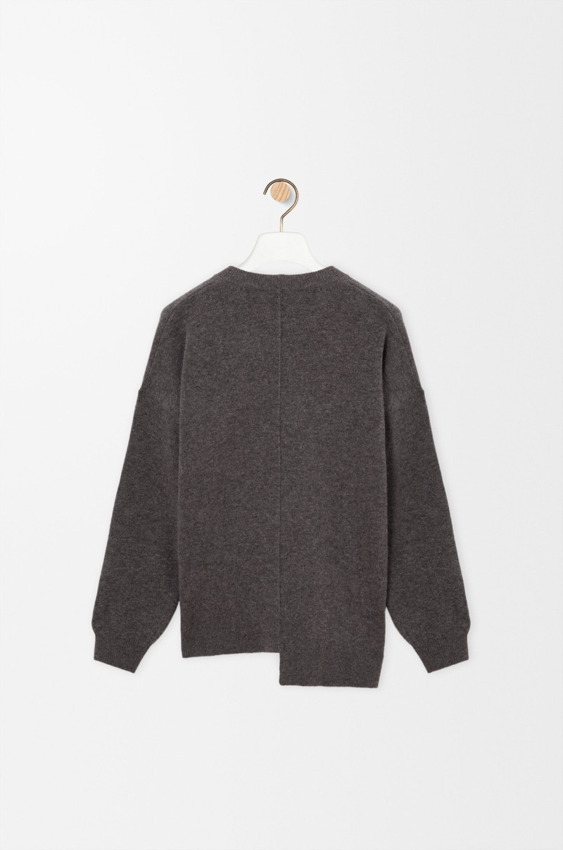 Loewe Asymmetric sweater in wool outlook