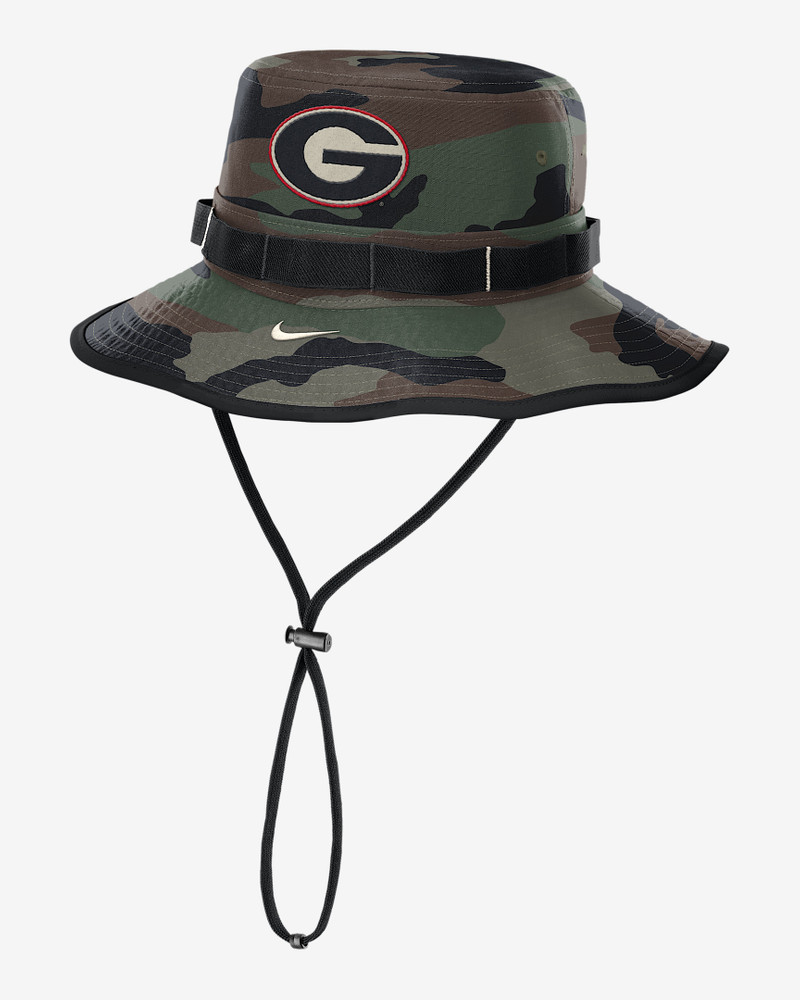 Georgia 2025 Military Appreciation Boonie Men's Nike Dri-FIT College Bucket Hat 1