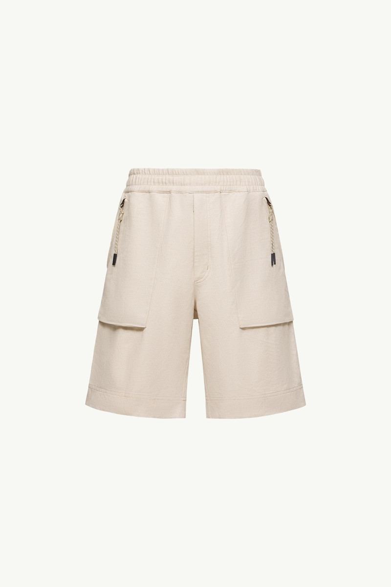 Cotton & Linen Blend Shorts 1