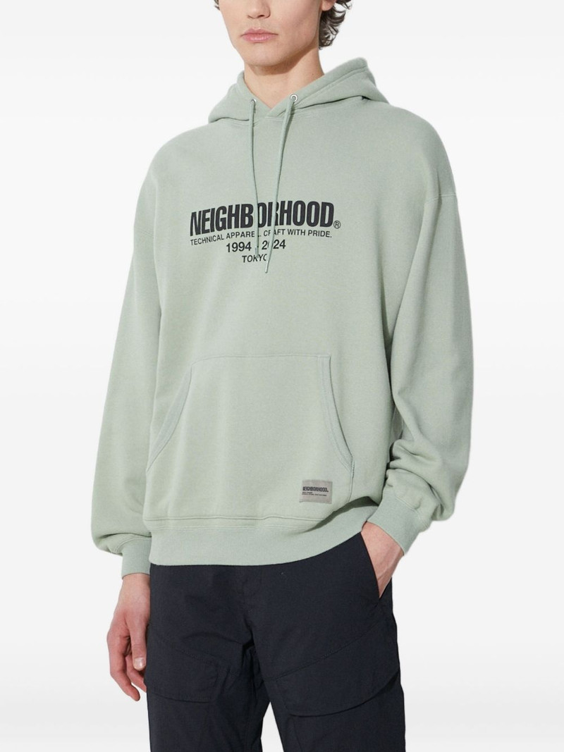 NEIGHBORHOOD logo-print hoodie outlook