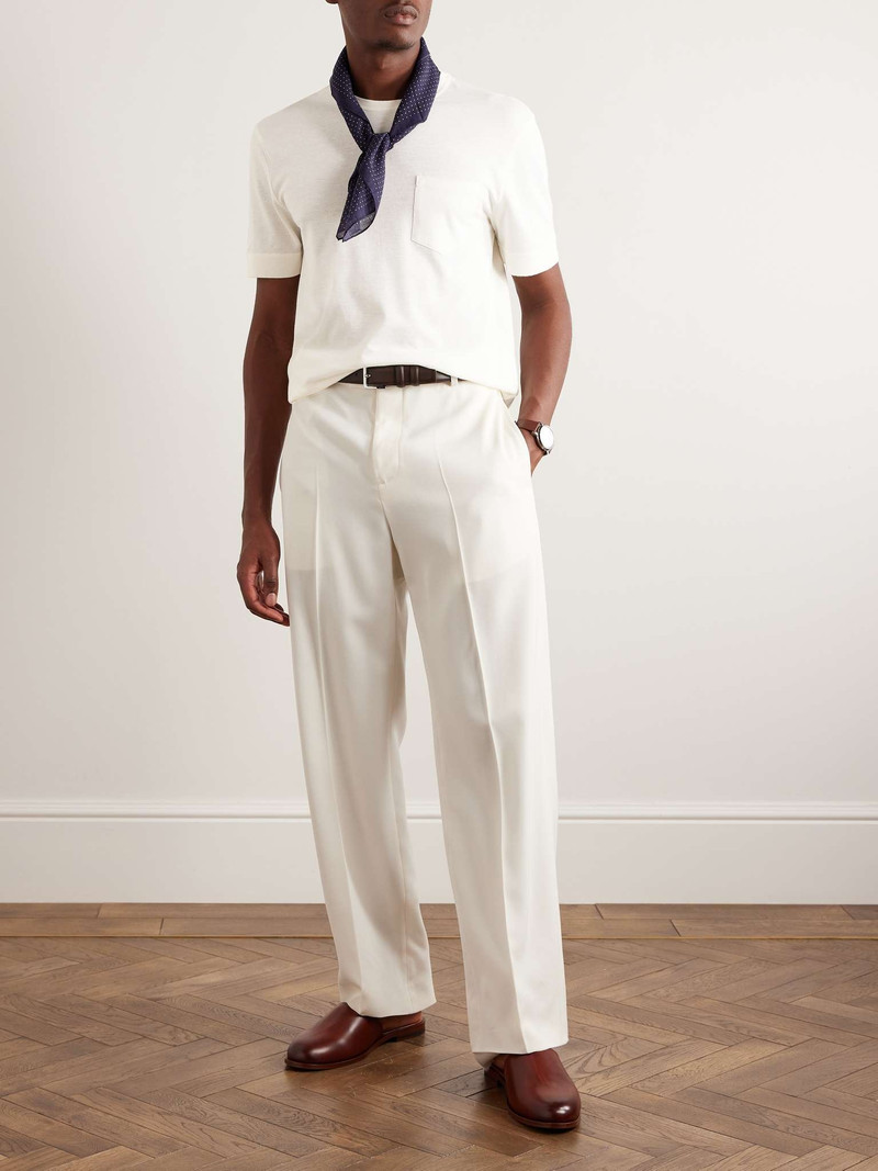 Ralph Lauren Cotton, Silk and Linen-Blend Piqué T-Shirt outlook