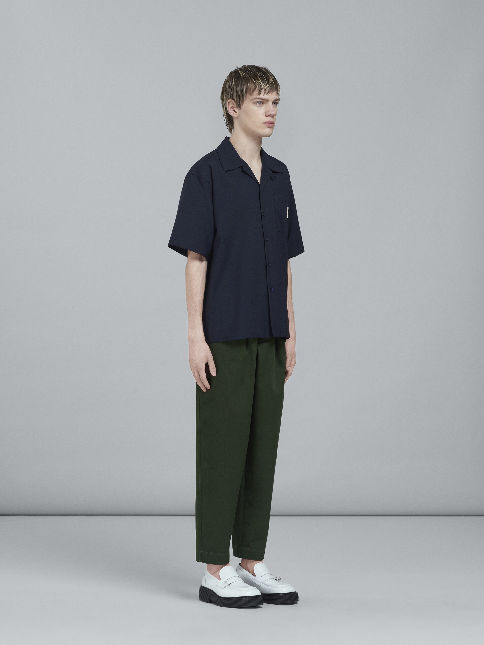 COTTON GABARDINE PANTS - 5
