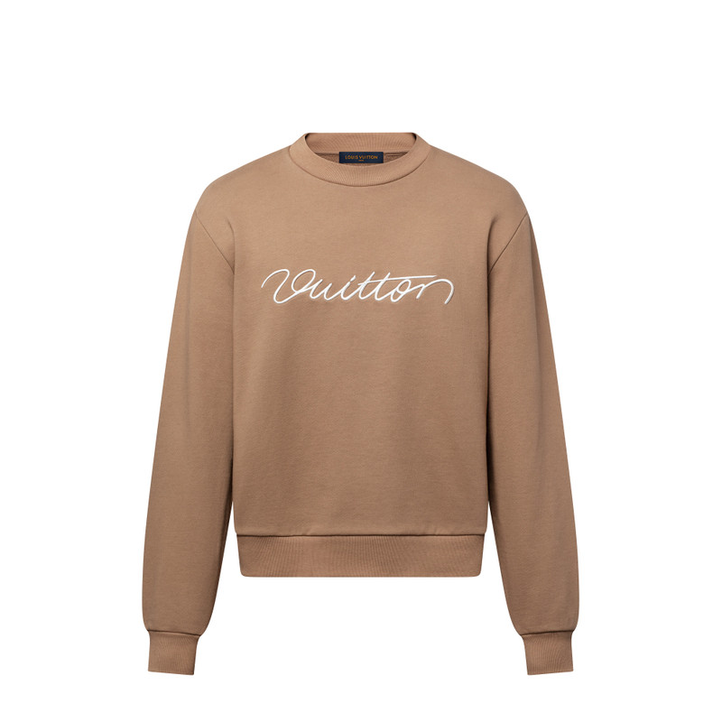 Embroidered Cotton Crewneck 1