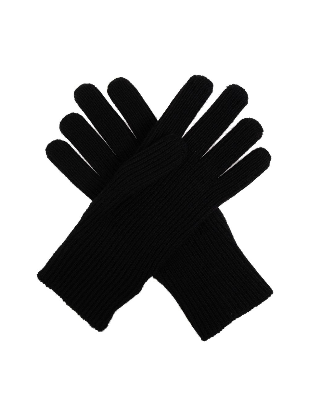 logo-patch gloves - 3