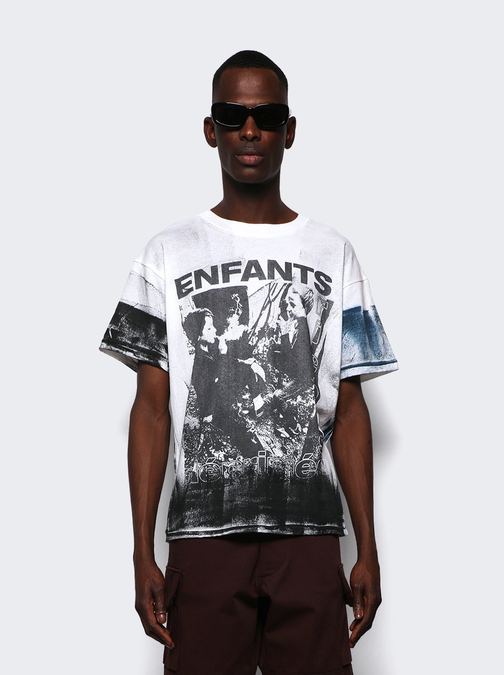 Boys Smoking T-shirt With Paint White - 3