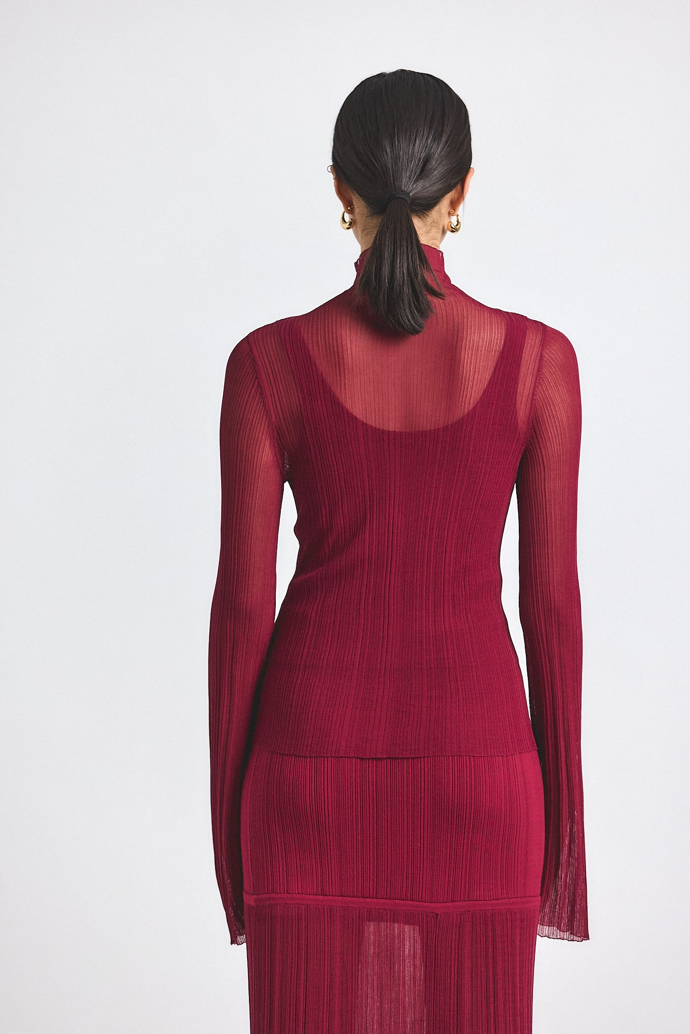 ISOLDE SHEER KNIT SWEATER - 4