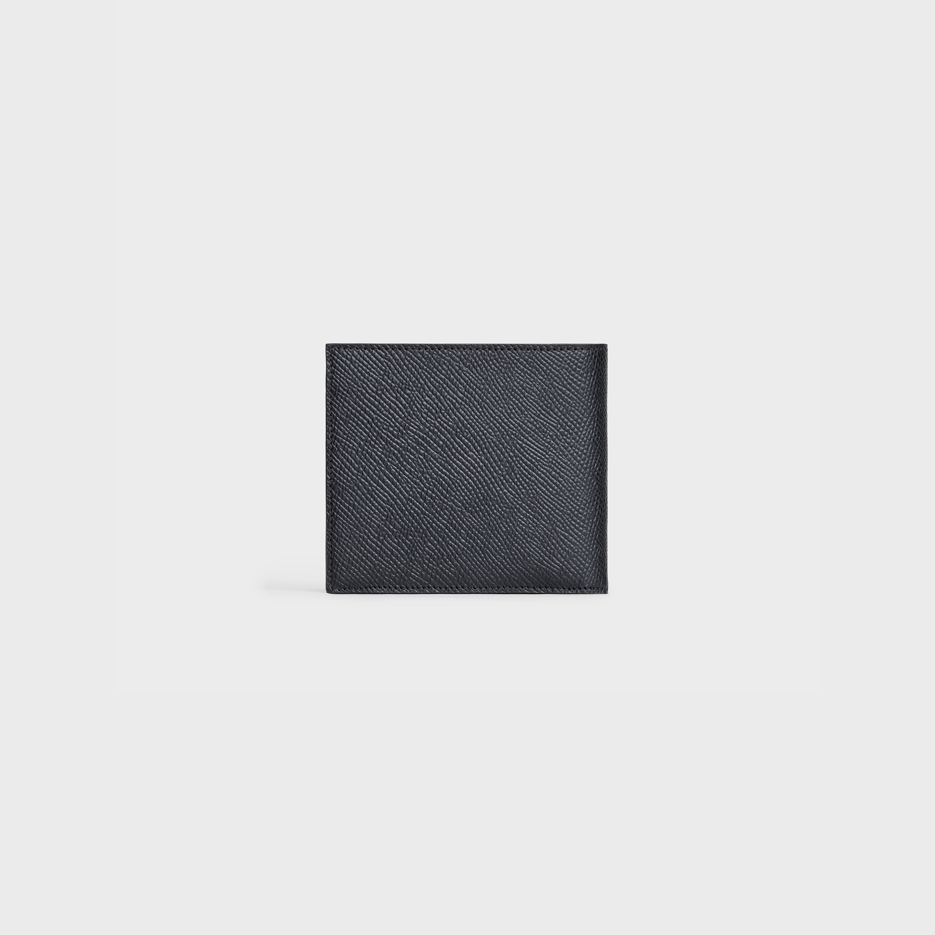 Bi-fold Wallet with Coin Compartment in grained calfskin - 3