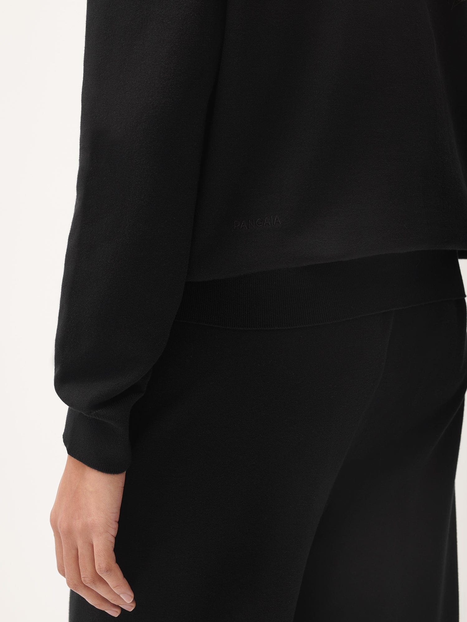 Womens DNA Knitted Collared Shirt - Black - 4