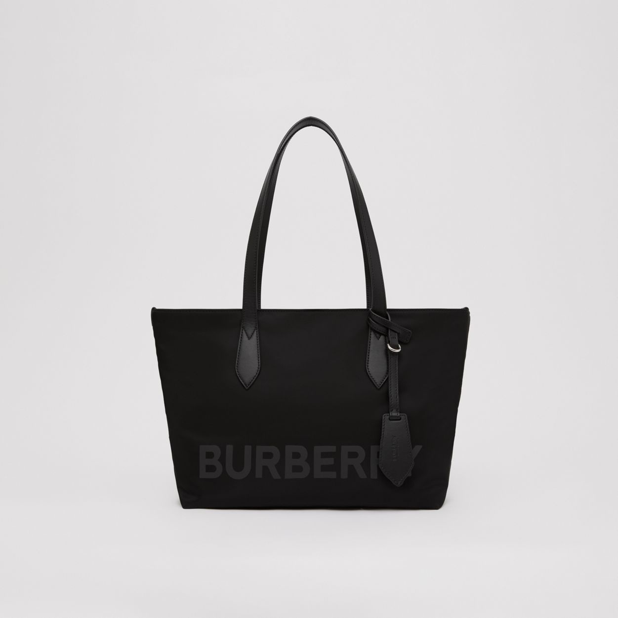 Logo Print Nylon Small Tote - 1