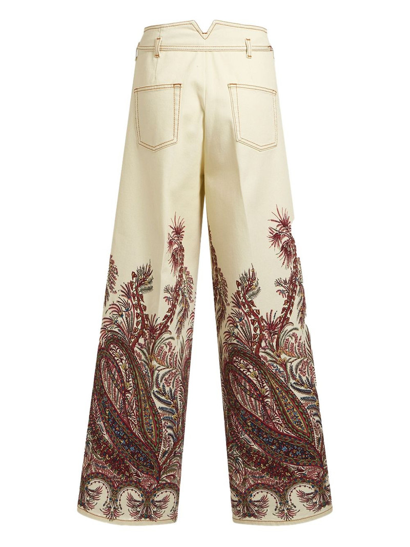 Etro paisley-print jeans outlook