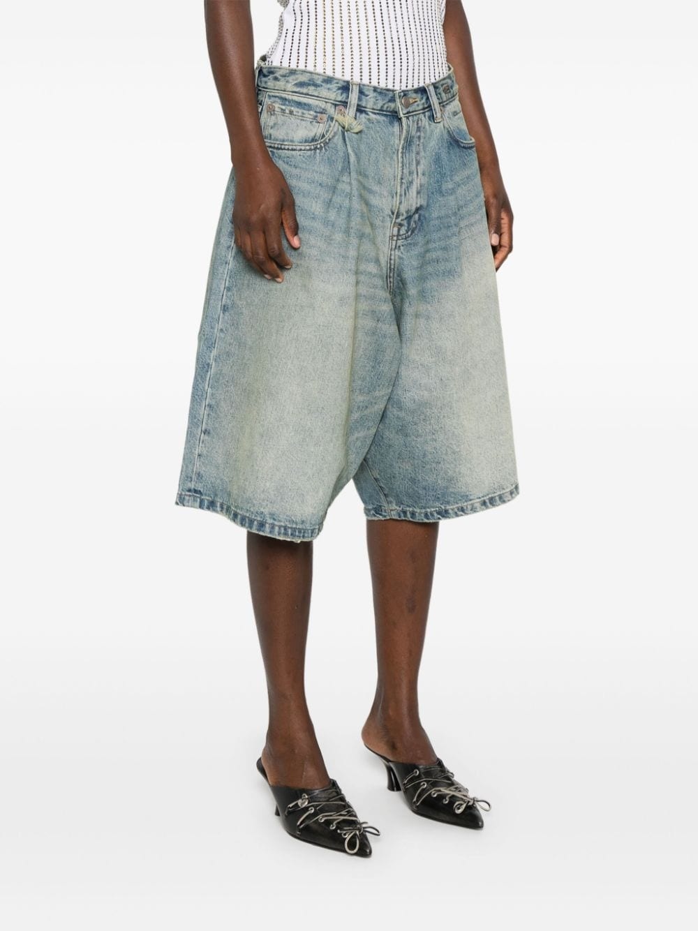 Jesse denim bermuda shorts - 3