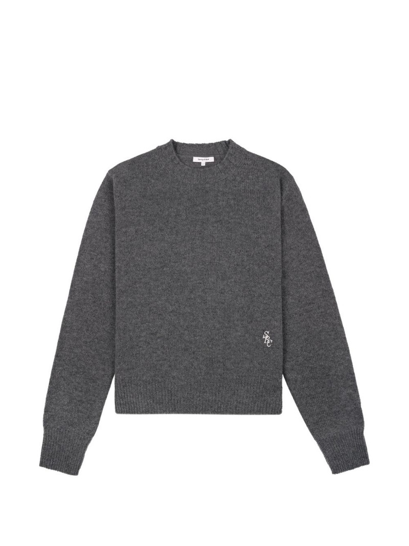 SRC logo-detail sweater 1