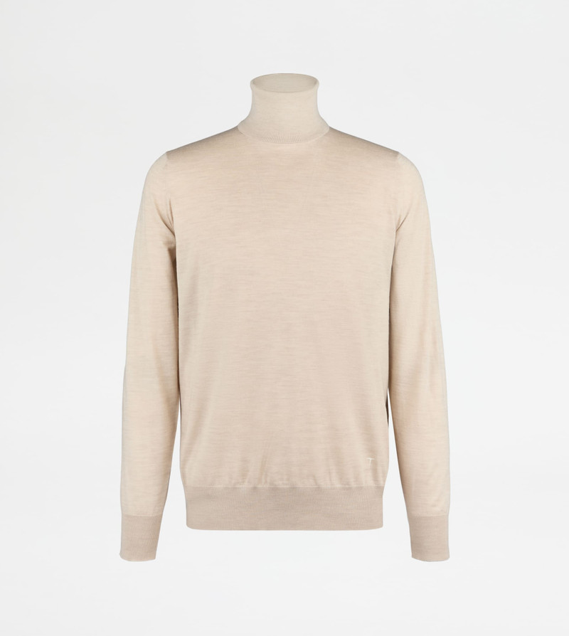 TURTLENECK IN T15 WOOL - BEIGE 1