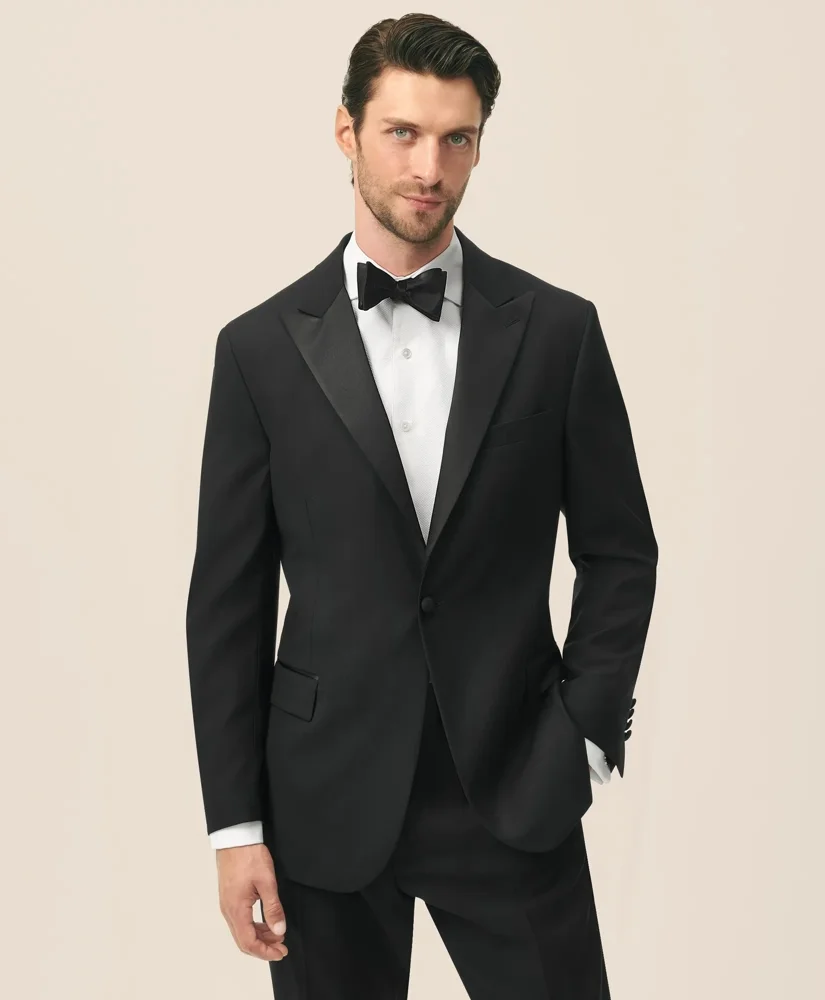 Classic Fit Wool 1818 Peak Lapel Tuxedo - 1