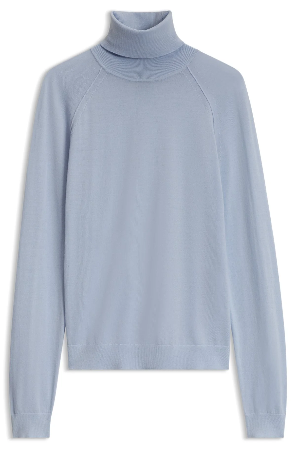 SLIM-FIT TURTLENECK SWEATER IN EXTRA-FINE MERINO WOOL - 1