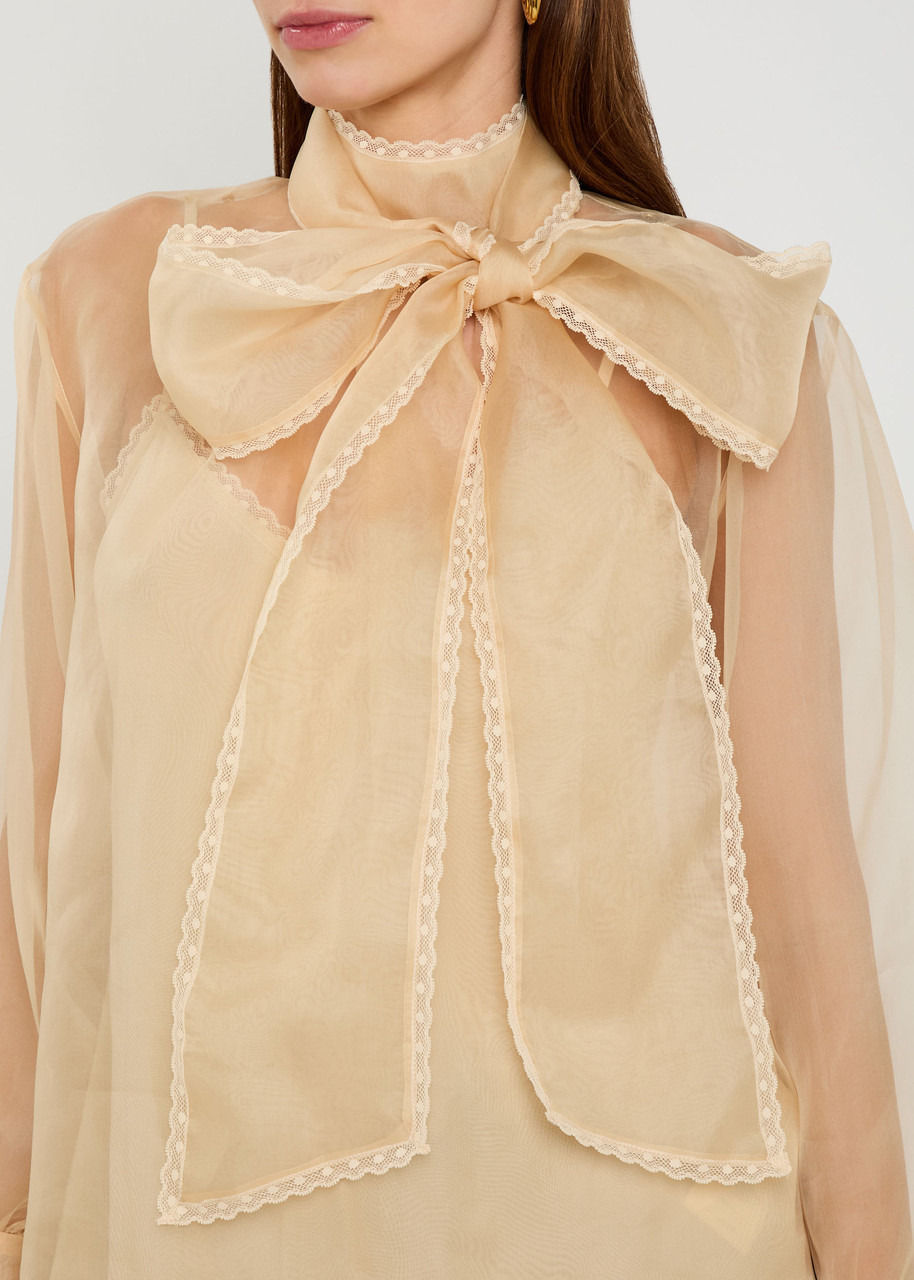Zimmermann Memento Silk-organza Blouse - 5