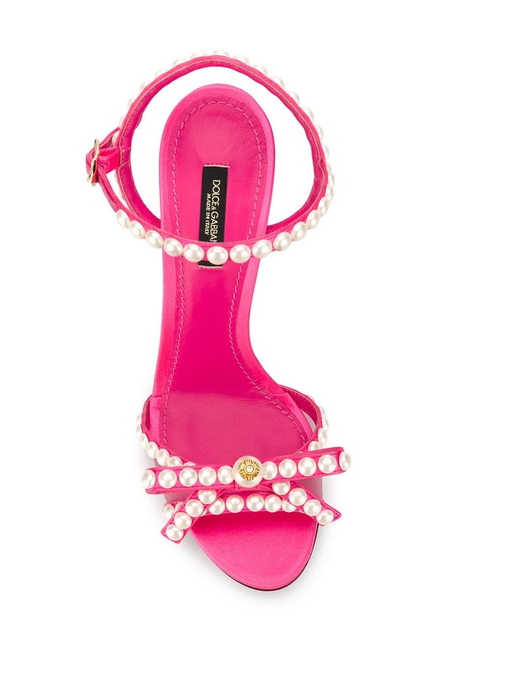 pearl-embellished 105mm sandals - 4