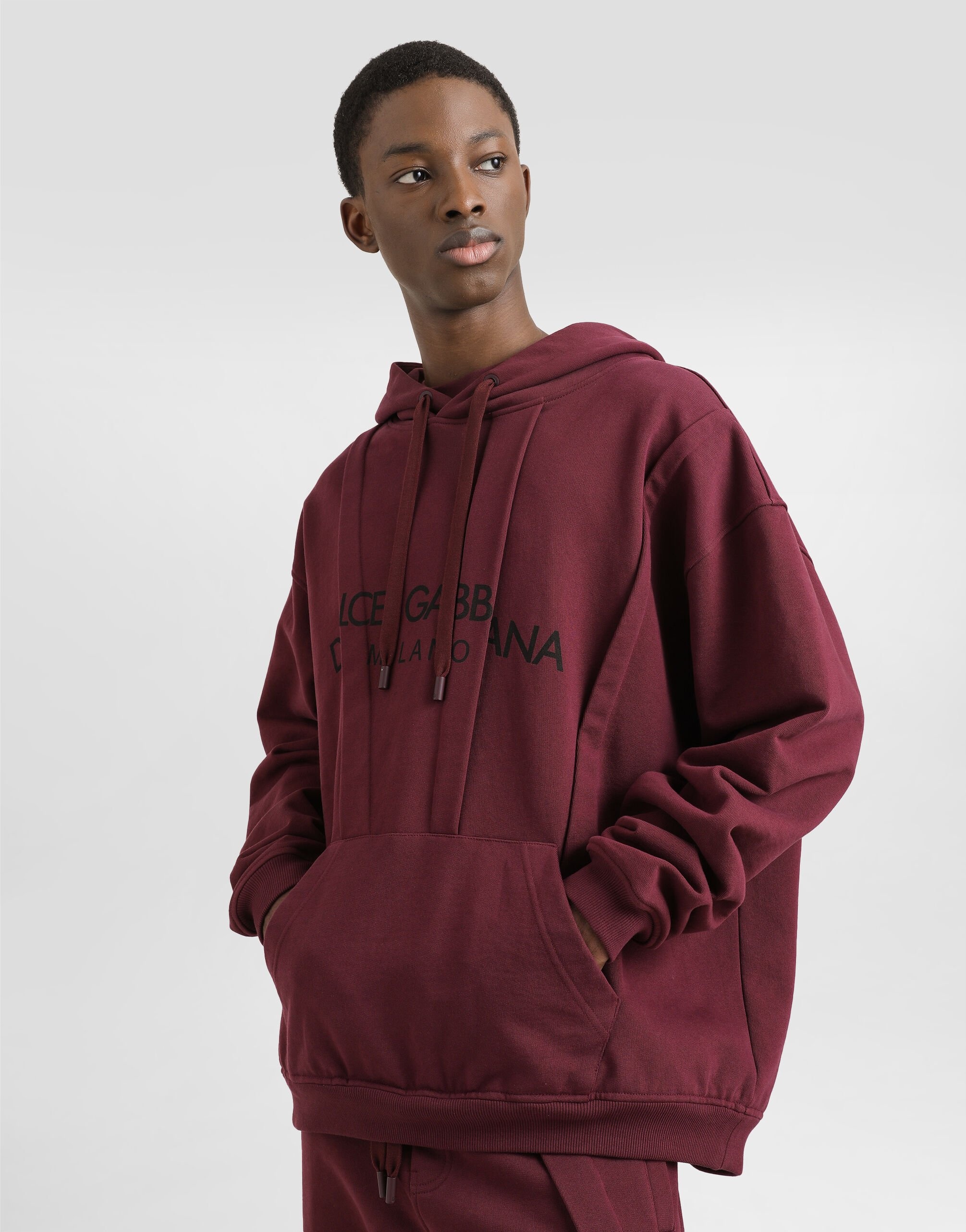 Cotton hoodie with logo - 4