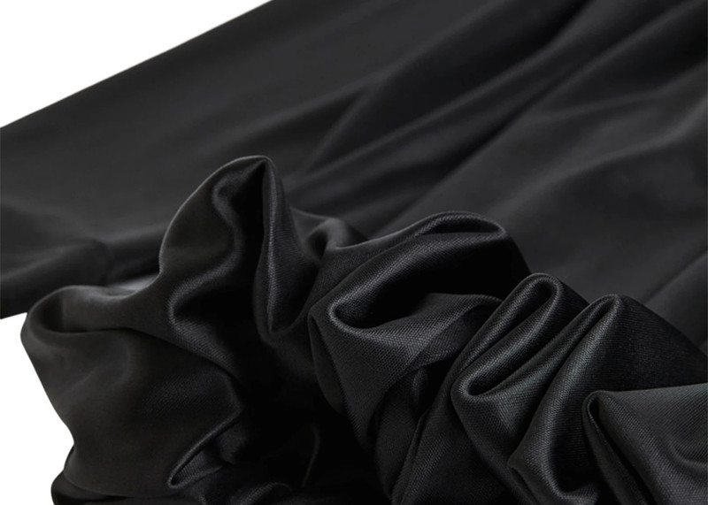 rabanne Rabanne H&M Jersey Puff-Skirt Dress Black outlook