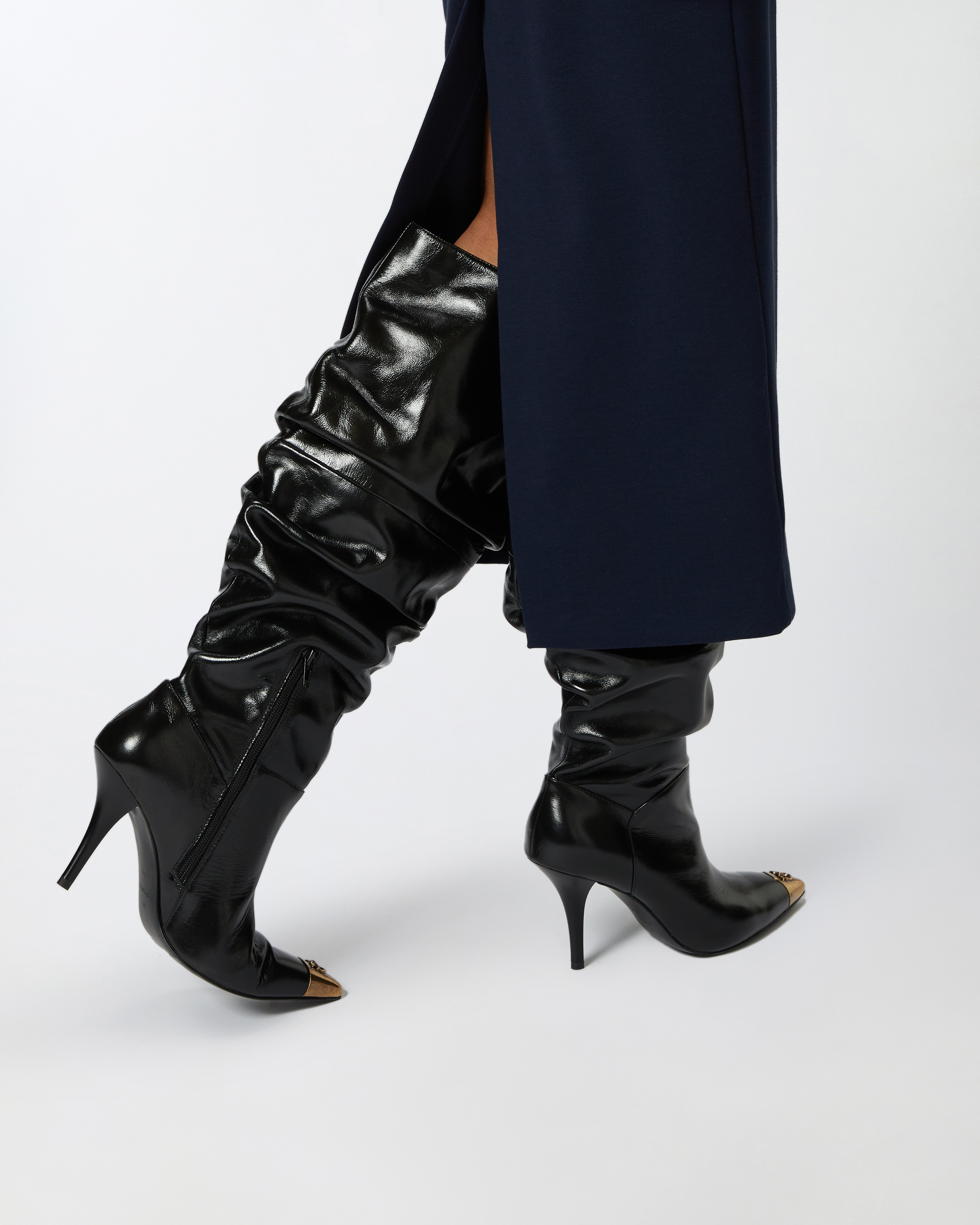 LONG PENCIL SKIRT WITH SLIT - 5