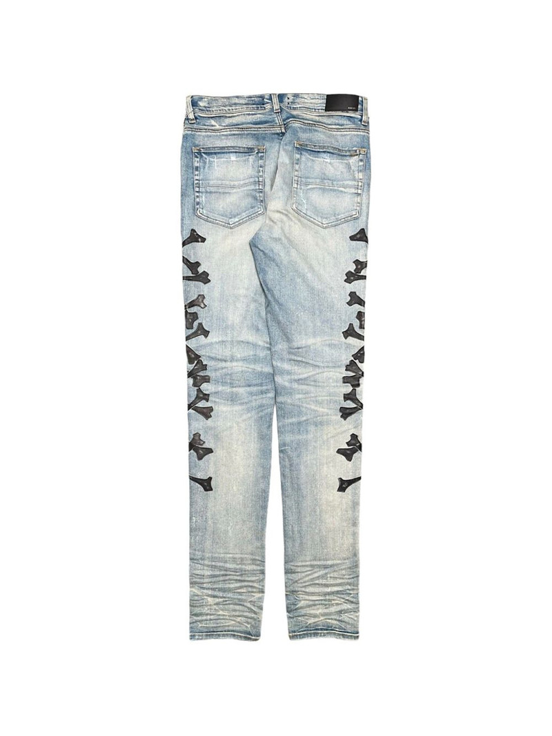 AMIRI bones-motif jeans outlook