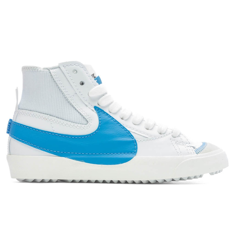 NIKE BLAZER MID '77 JUMBO - WHITE/UNIVERITY BLUE/BLACK - 1
