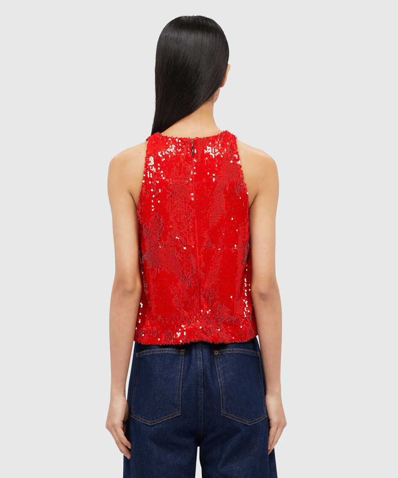 Red sequin top 3