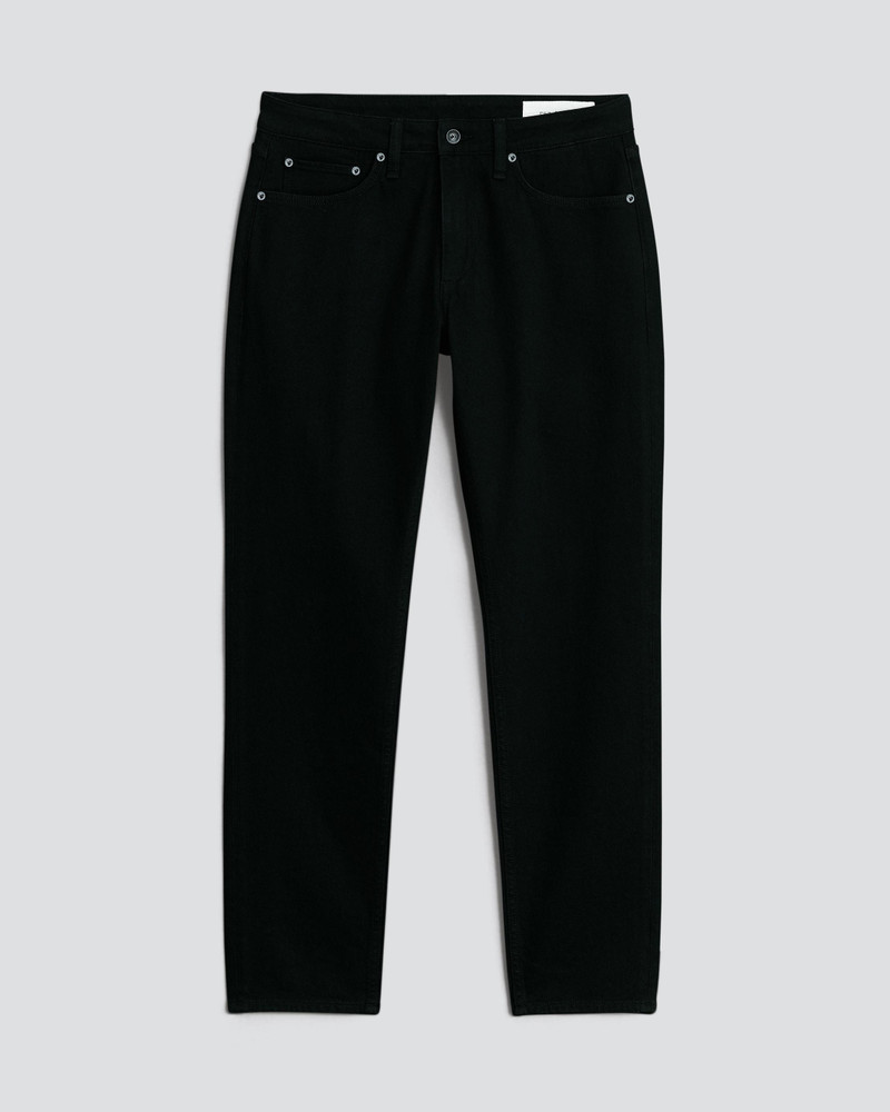 Fit 3 - Black Athletic Fit Black Authentic Stretch Jean - 1