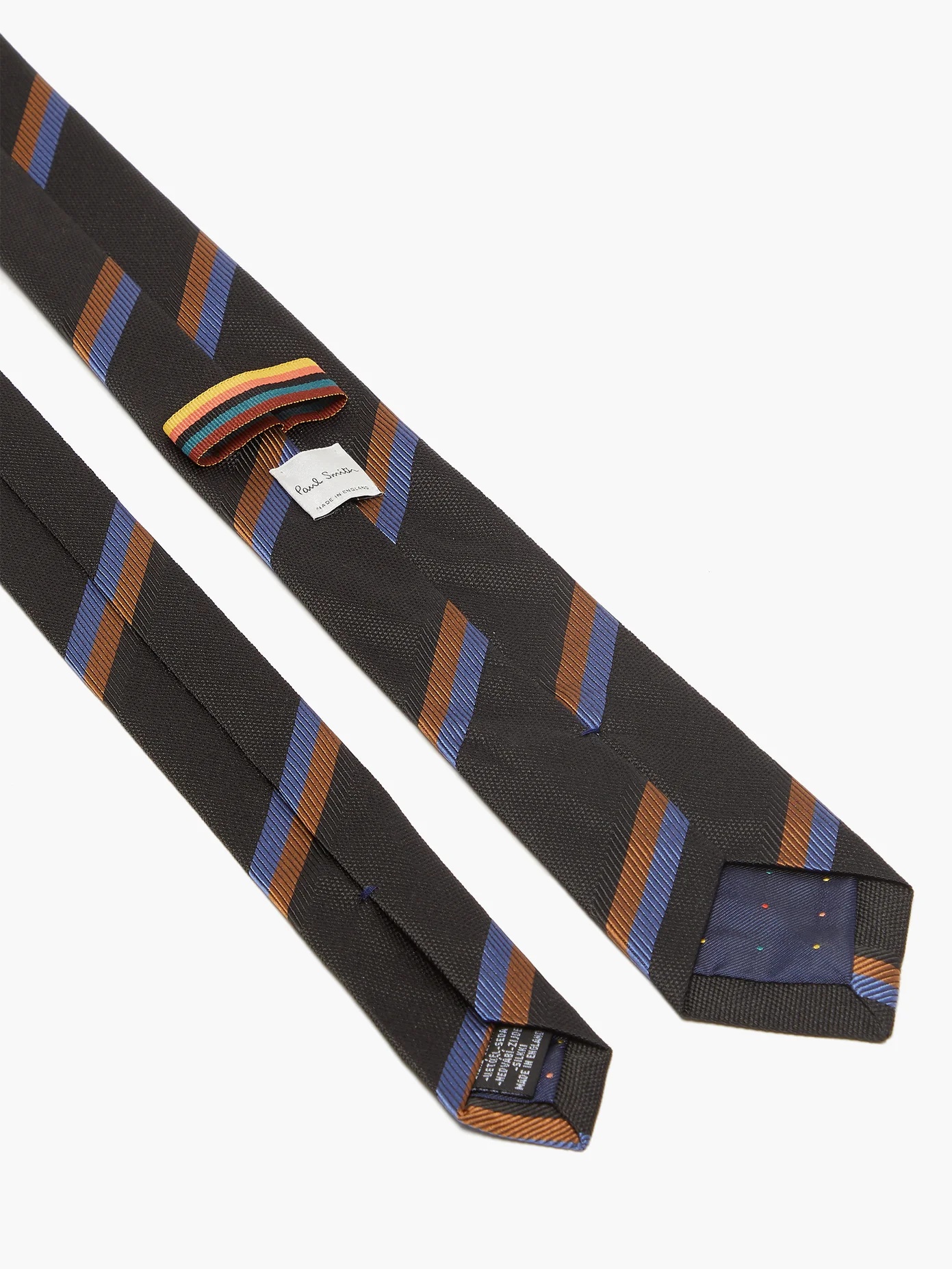 Striped silk-twill tie - 3