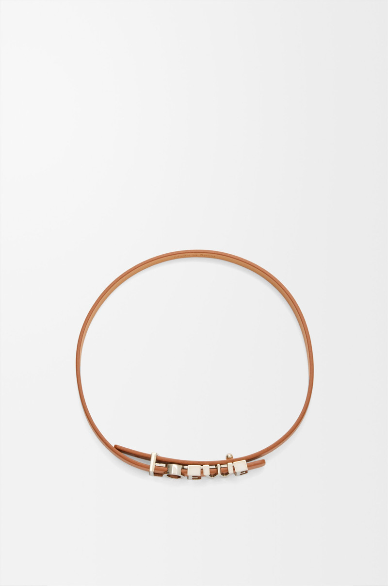 Loewe Double wrap LOEWE bracelet in calfskin outlook