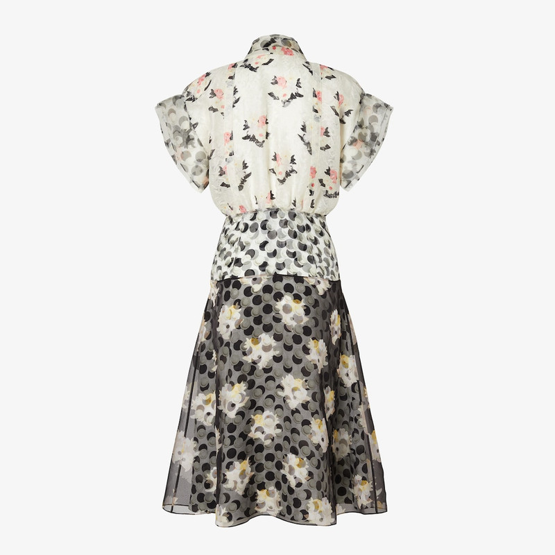 Dress Black and white organza lace dress. 2