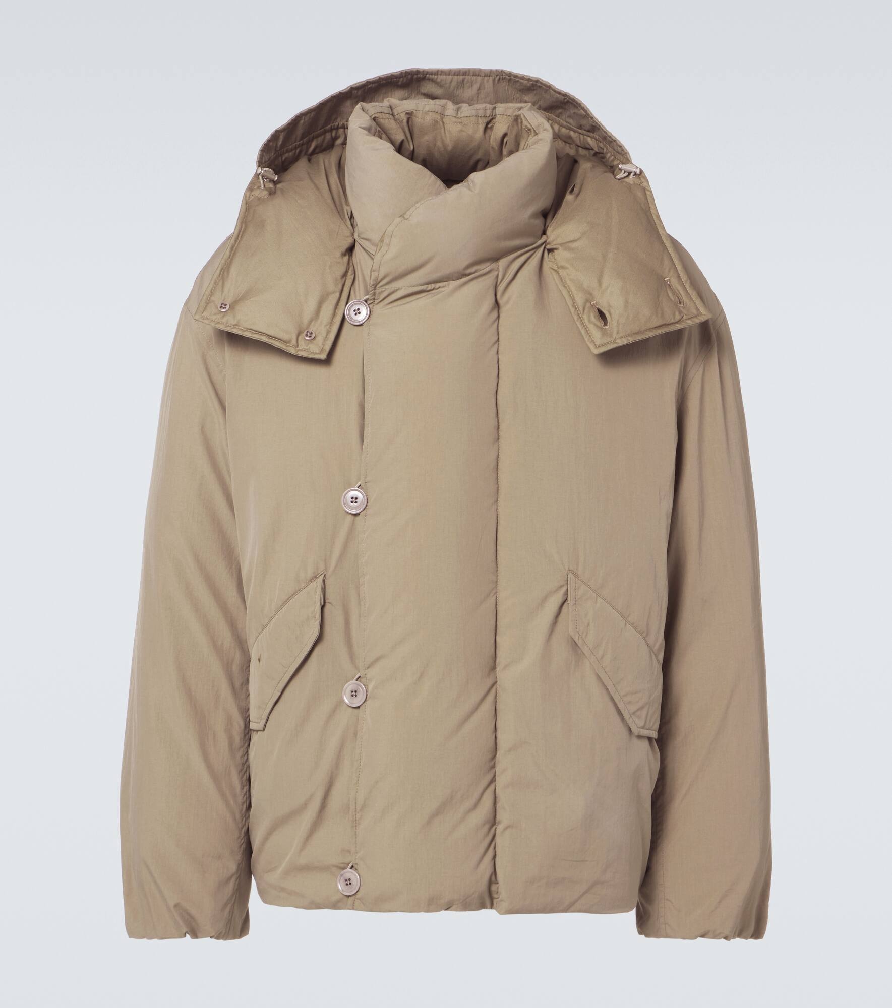 Cotton-blend down jacket - 1