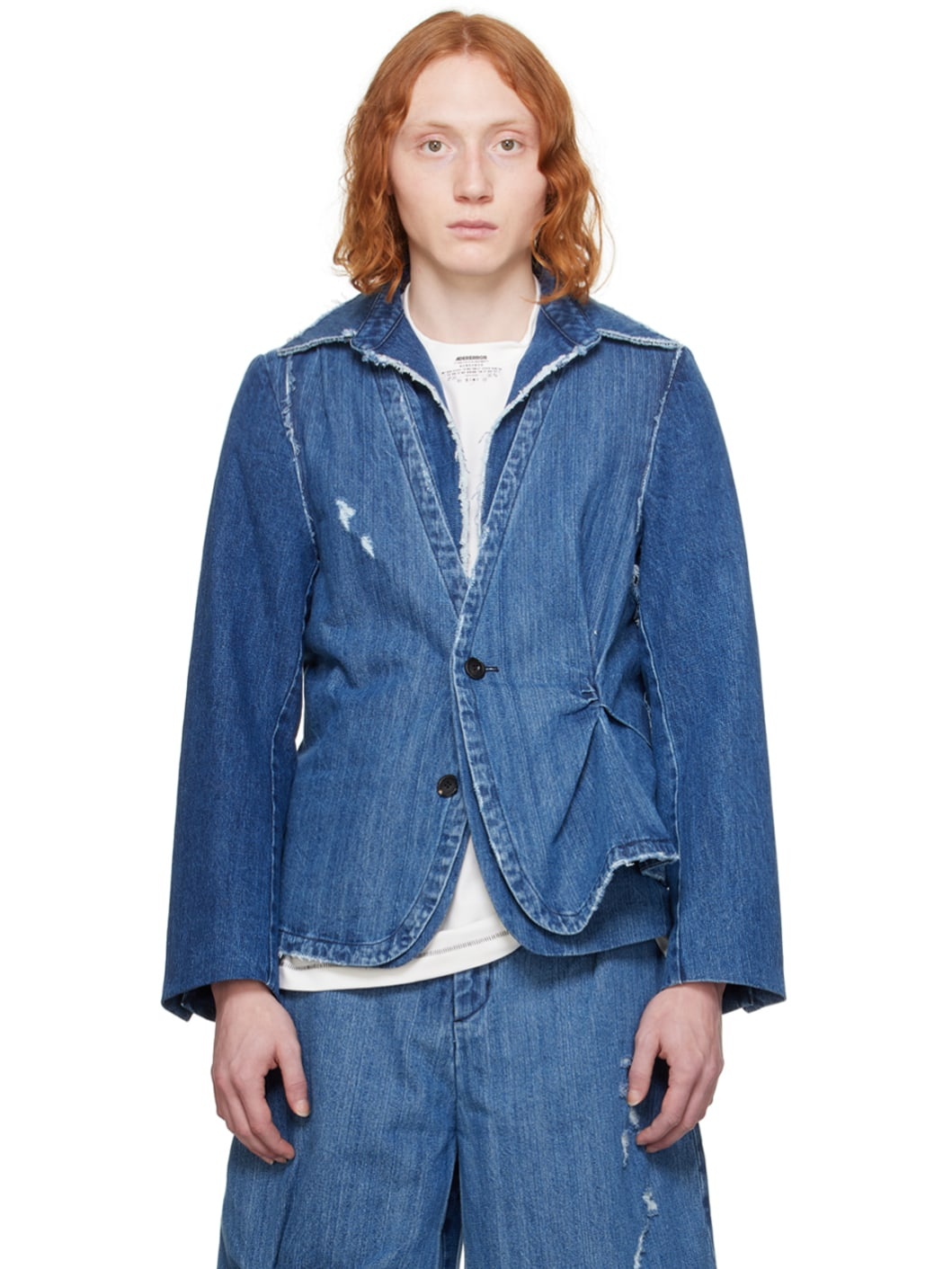 Blue Alviat Denim Blazer - 1