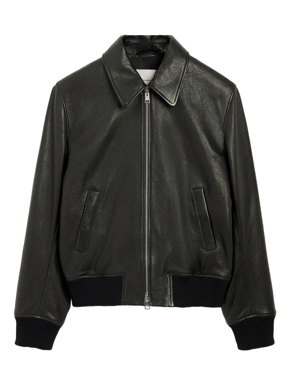 embossed-logo zip-up jacket - 1