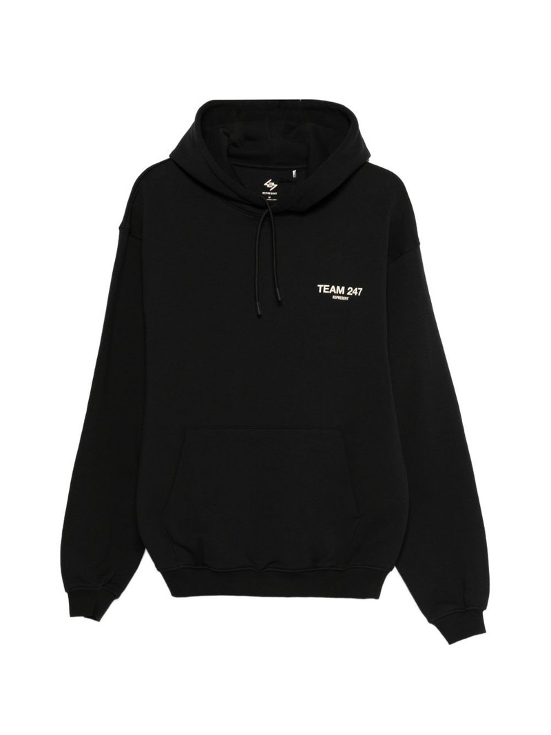 logo-print hoodie 1