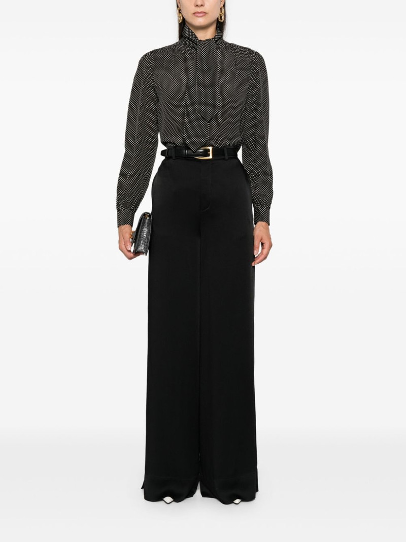 SAINT LAURENT tailored crepe trousers outlook