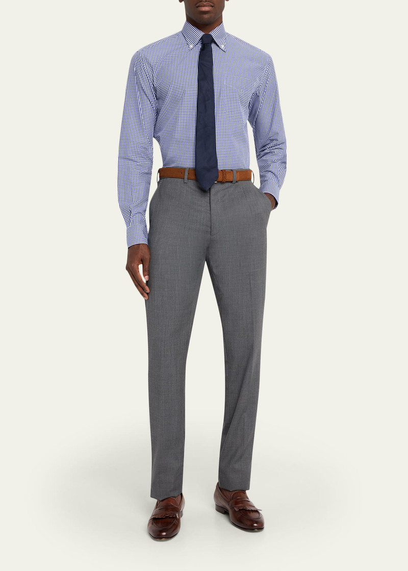 Ralph Lauren Men's Cotton Micro-Gingham Button-Down Shirt outlook