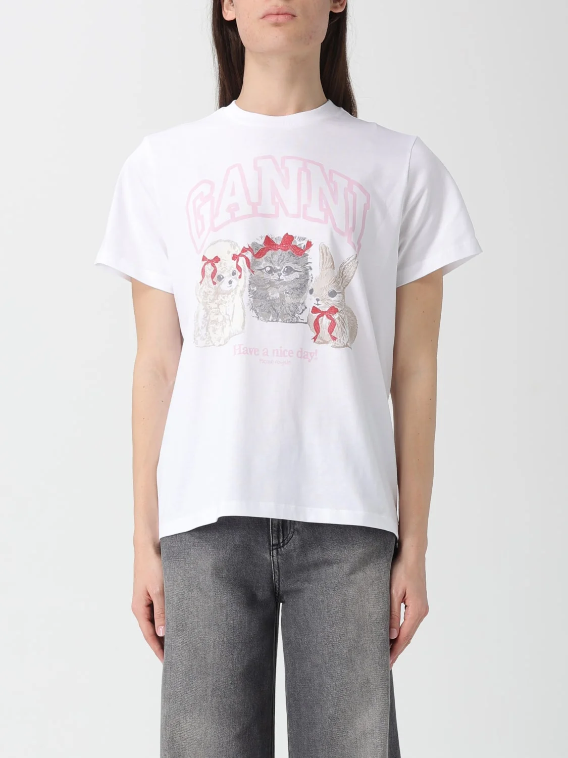 T-shirt woman Ganni - 1