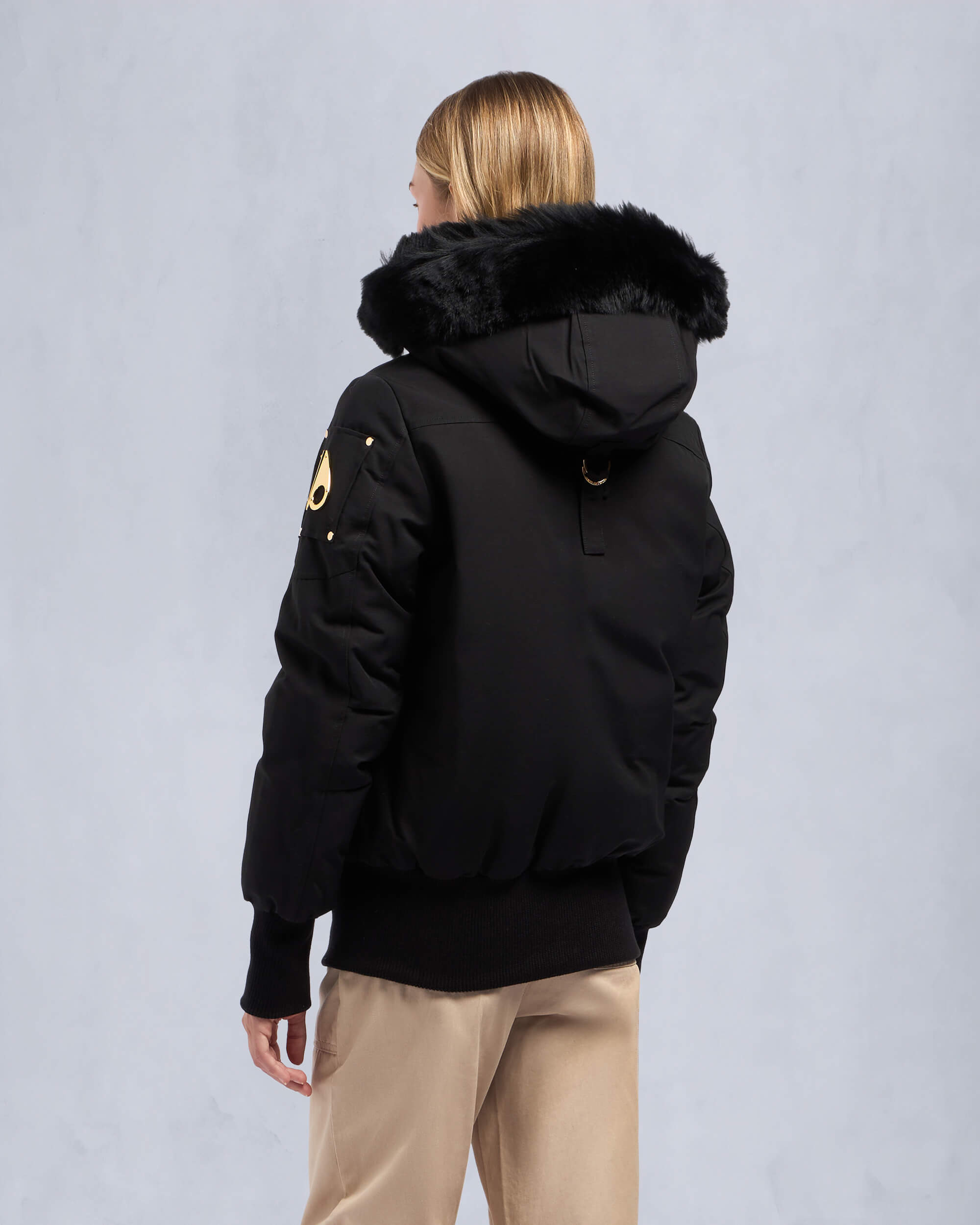 GOLD DEBBIE BOMBER NEOSHEAR - 4