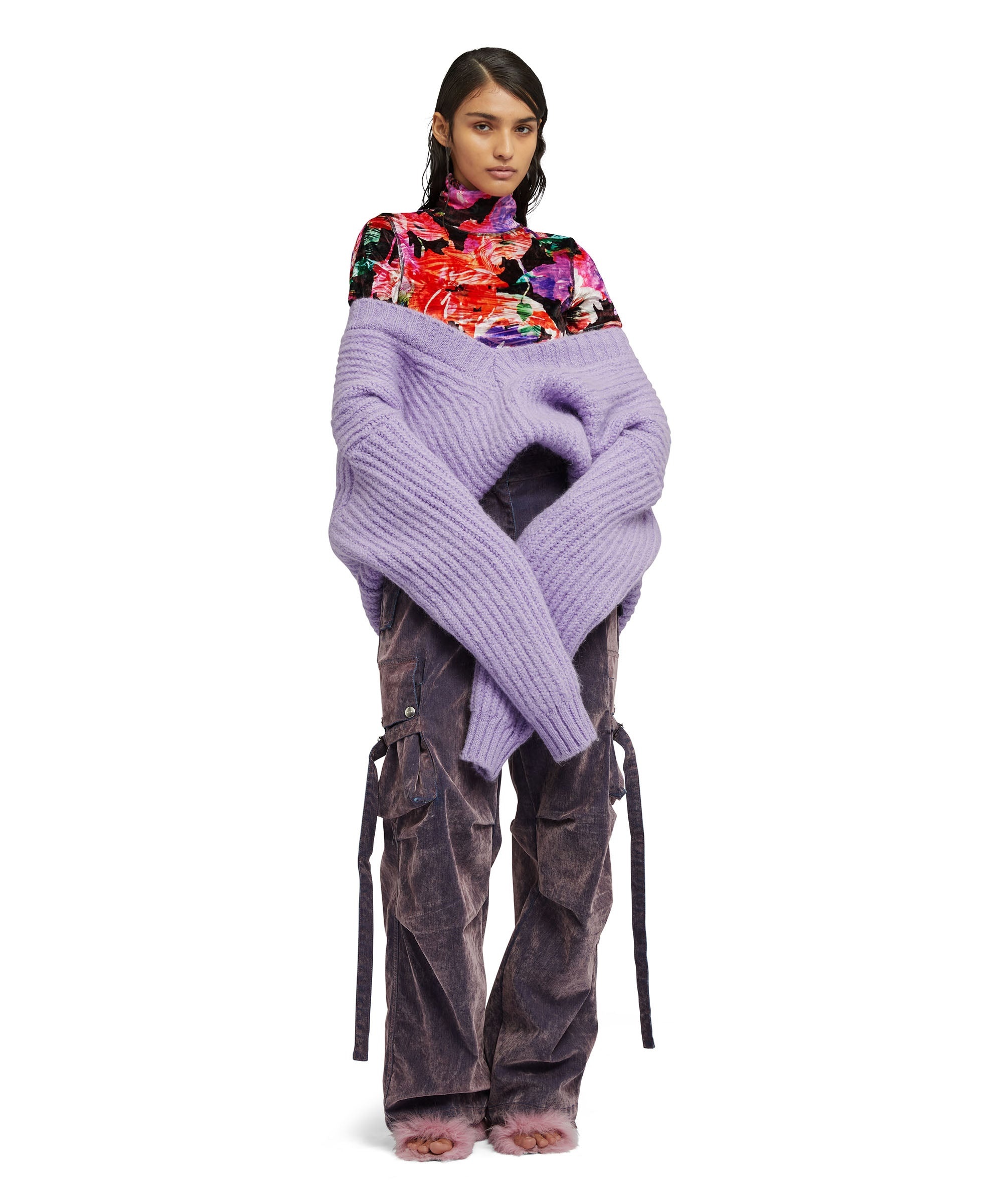 Elasticized blouse with "Blossom Hallucination" print - 5