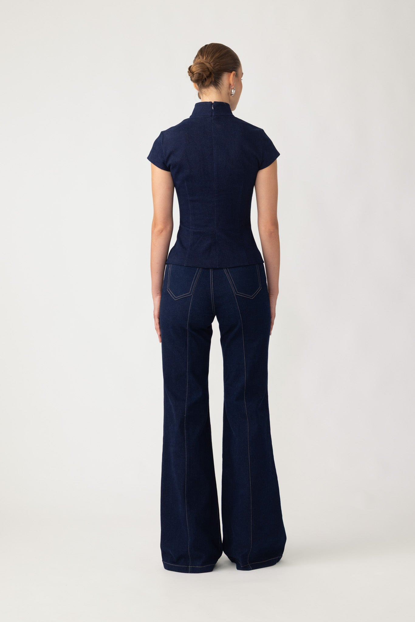 IRIS DENIM TOP - 4