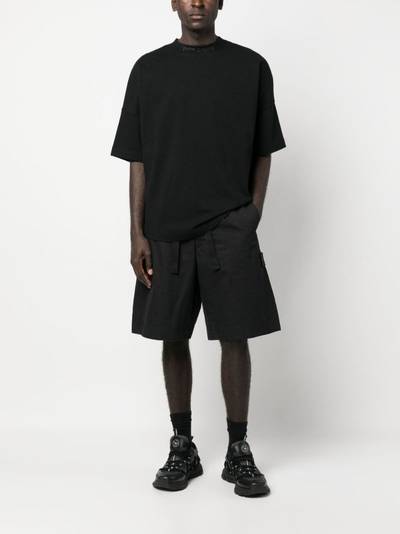 Stone Island Shadow Project Compass-patch chino shorts outlook