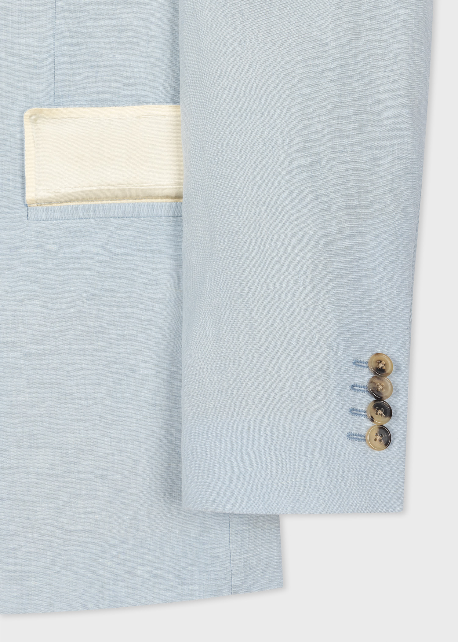 Linen Buggy-Lined Blazer - 4